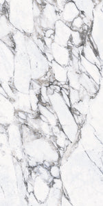 Daltile Elemental Selection Gypsum Calacatta Slab 64x127 Glossy 12MM FC2 Porcelain Slab