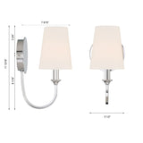 Payton 1 Light Black Forged Sconce PAY-921-BF