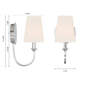 Payton 1 Light Black Forged Sconce PAY-921-BF