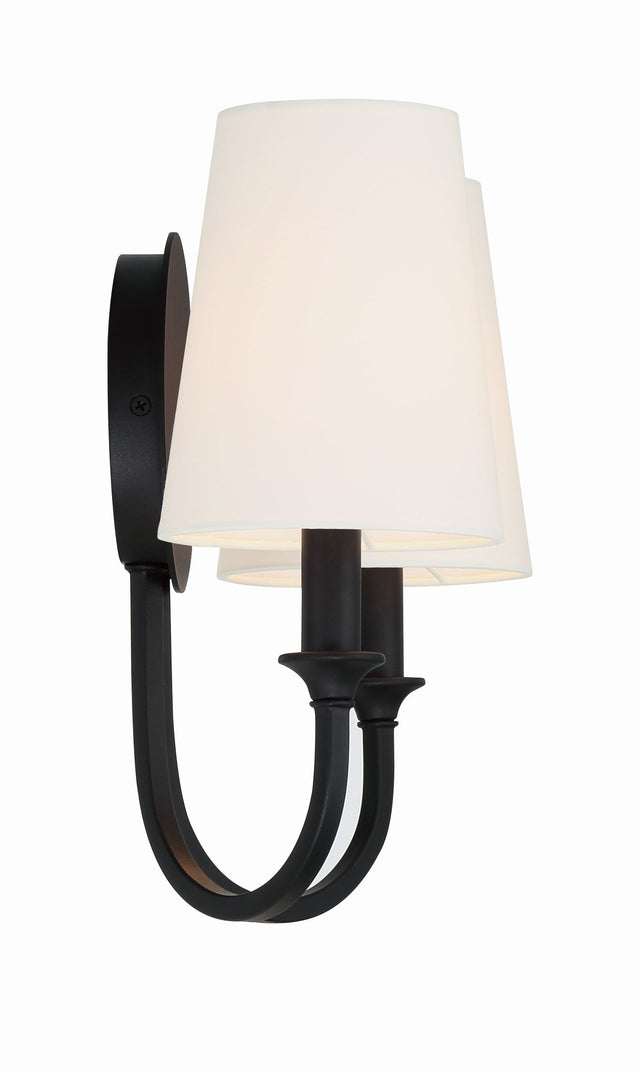 Payton 2 Light Black Forged Sconce PAY-922-BF