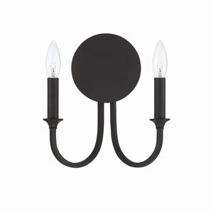 Payton 2 Light Black Forged Sconce PAY-922-BF