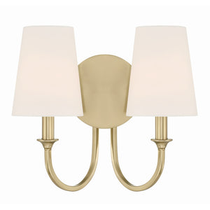 Payton 2 Light Vibrant Gold Sconce PAY-922-VG