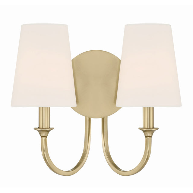 Payton 2 Light Vibrant Gold Sconce PAY-922-VG