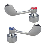 John Boos PB-WR Stainless Steel Wrist Blade, for Heavy Duty Faucet (Case of 1 Pair)