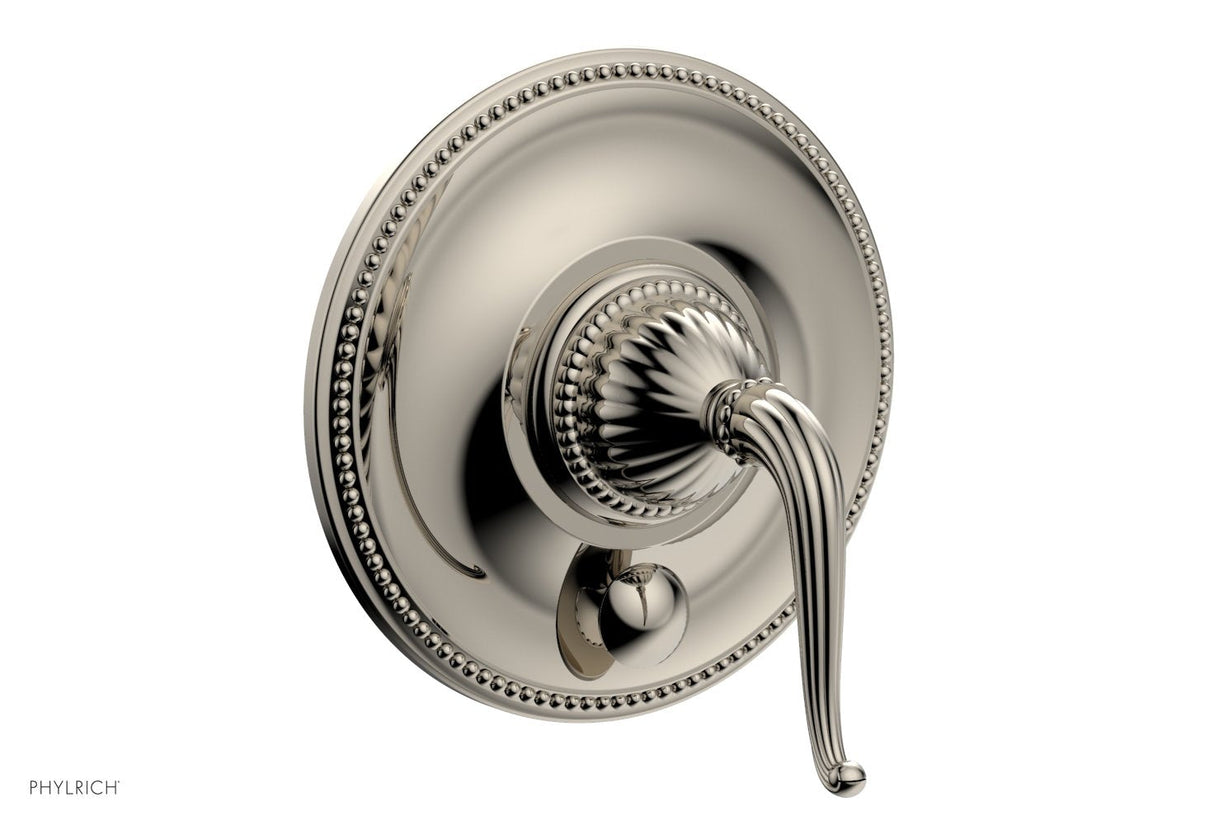 Phylrich PB2141TO-014 GEORGIAN & BARCELONA Pressure Balance Shower Plate with Diverter and Handle Trim Set PB2141TO - Polished Nickel