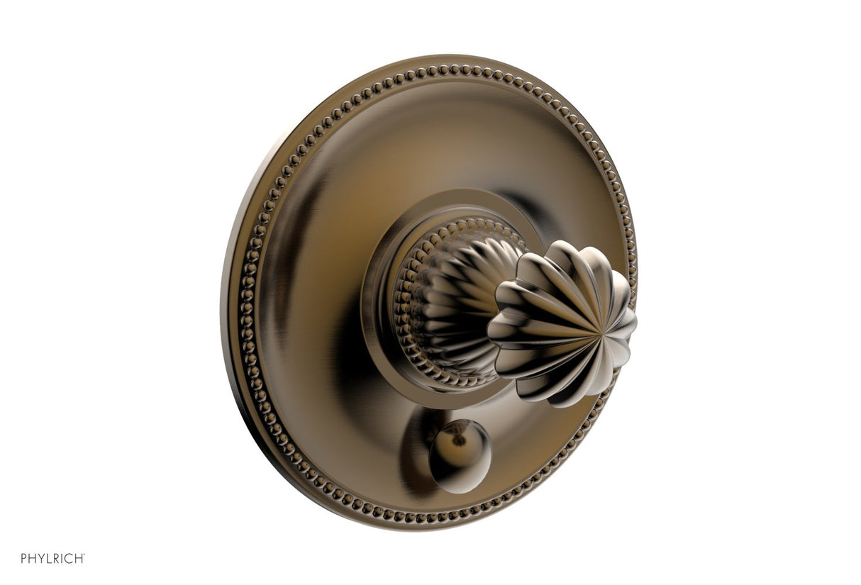 Phylrich PB2361TO-047 GEORGIAN & BARCELONA Pressure Balance Shower Plate with Diverter and Handle Trim Set PB2361TO - Antique Brass