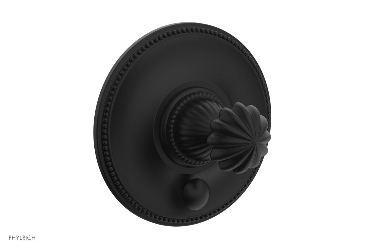 Phylrich PB2361TO-040 GEORGIAN & BARCELONA Pressure Balance Shower Plate with Diverter and Handle Trim Set PB2361TO - Matte Black