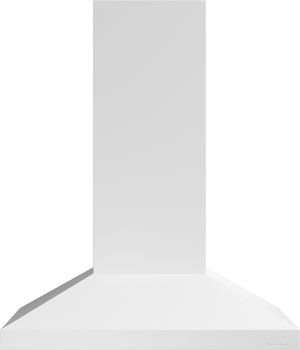 Vent-A-Hood PDAH7-K30 WH 30" Euro Wall Mount Range Hood with Compact Canopy, Ductless Ventilation (ARS), White