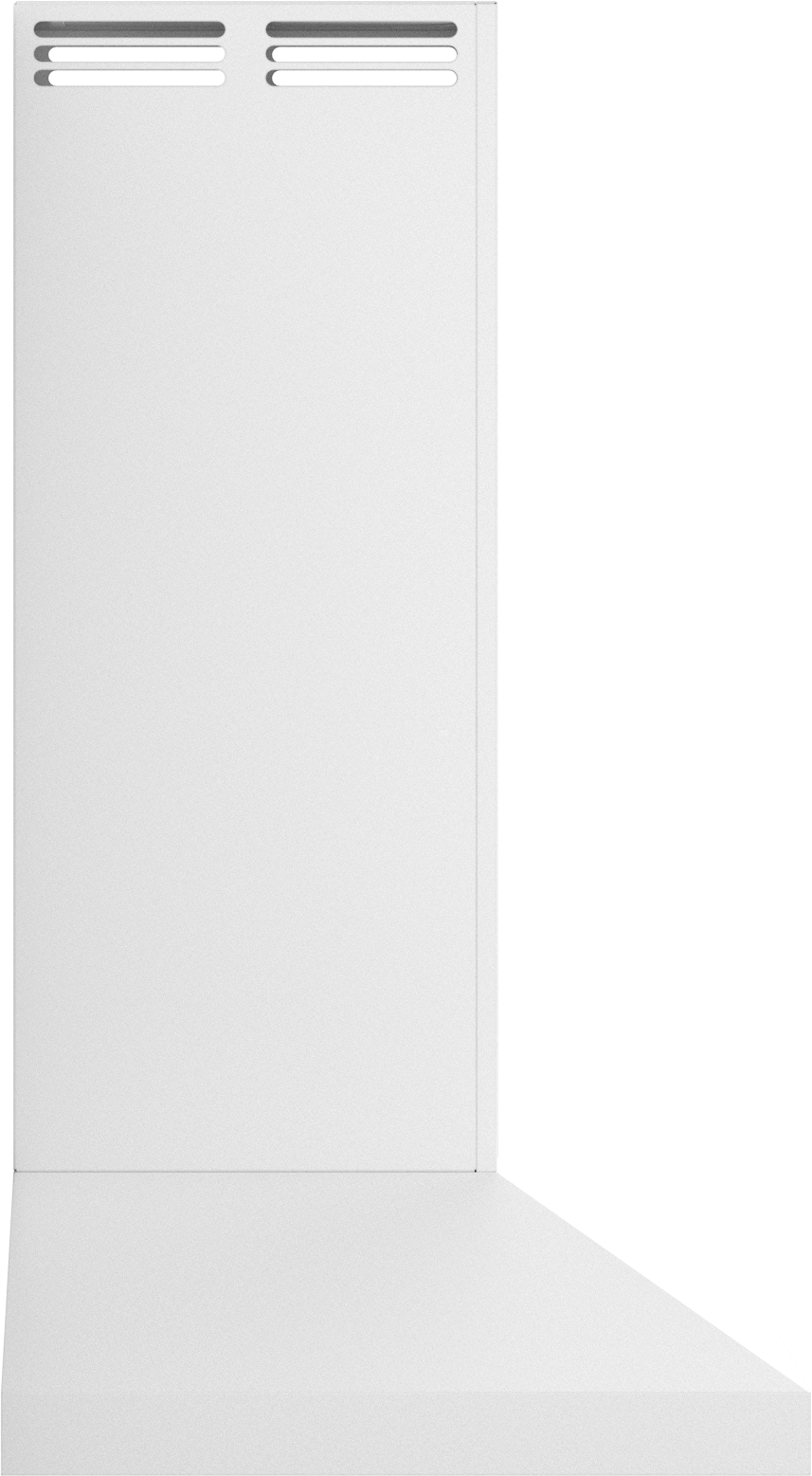 Vent-A-Hood PDAH7-K36 WH 36" Euro Wall Mount Range Hood with Compact Canopy, Ductless Ventilation (ARS), White