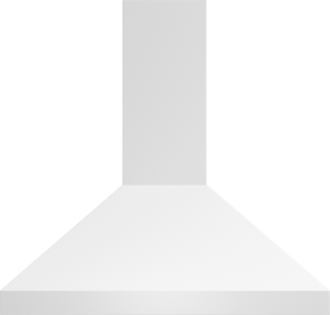 Vent-A-Hood PDH14-148 BT 48" 300 CFM Euro Wall Mount Range Hood with Magic Lung Blower, Biscuit