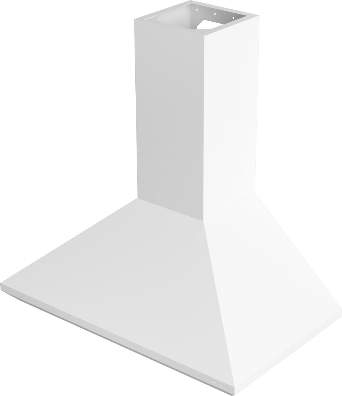 Vent-A-Hood PDL14-248 WH 48" 600 CFM Euro Wall Mount Range Hood with Angled Lip, Magic Lung Blower, White