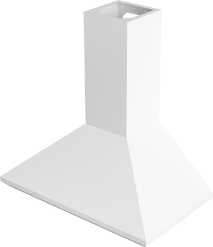 Vent-A-Hood PDL14-248 WH 48" 600 CFM Euro Wall Mount Range Hood with Angled Lip, Magic Lung Blower, White