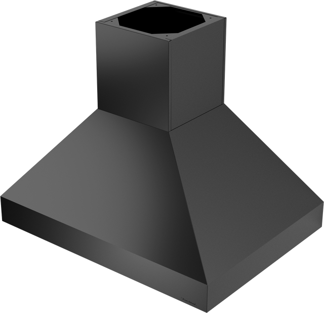 Vent-A-Hood PYDH18-242 BL 42" 550 CFM Euro Pro Island Range Hood with Magic Lung Blower, Black Satin