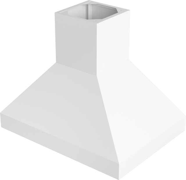 Vent-A-Hood PYDH18-236 WH 36" 550 CFM Euro Pro Island Range Hood with Magic Lung Blower, White