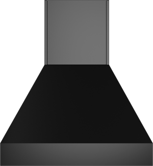 Vent-A-Hood PYDH18-236 BL 36" 550 CFM Euro Pro Island Range Hood with Magic Lung Blower, Black Satin