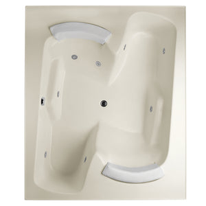 Hydro Systems PEN7260GWP-BIS PENTHOUSE 7260 GC W/WHIRLPOOL SYSTEM-BISCUIT