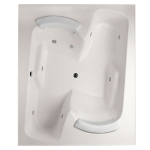 Hydro Systems PEN7260GWP-WHI PENTHOUSE 7260 GC W/WHIRLPOOL SYSTEM-WHITE
