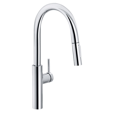 FRANKE PES-PD-CHR Pescara 17-inch Single Handle Pull-Down Kitchen Faucet in Polished Chrome In Polished Chrome