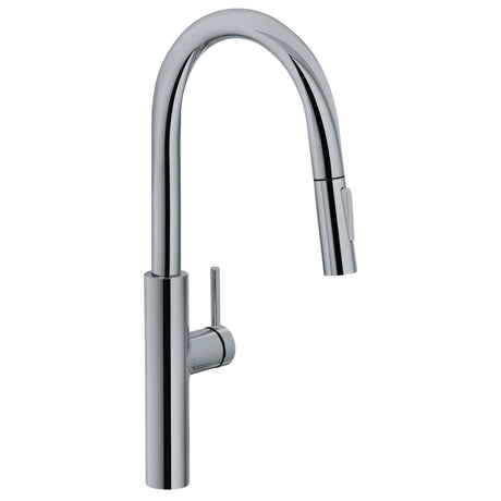 FRANKE PES-PDX-SNI Pescara 19.7-inch Single Handle Pull-Down Kitchen Faucet in Satin Nickel In Satin Nickel