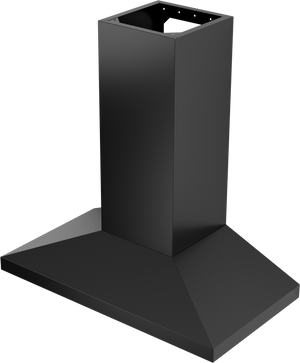 Vent-A-Hood PDH7-K30 BL 30" 250 CFM Euro Wall Mount Range Hood with Compact Canopy, Low-Profile Blower (V-Line), Black Satin