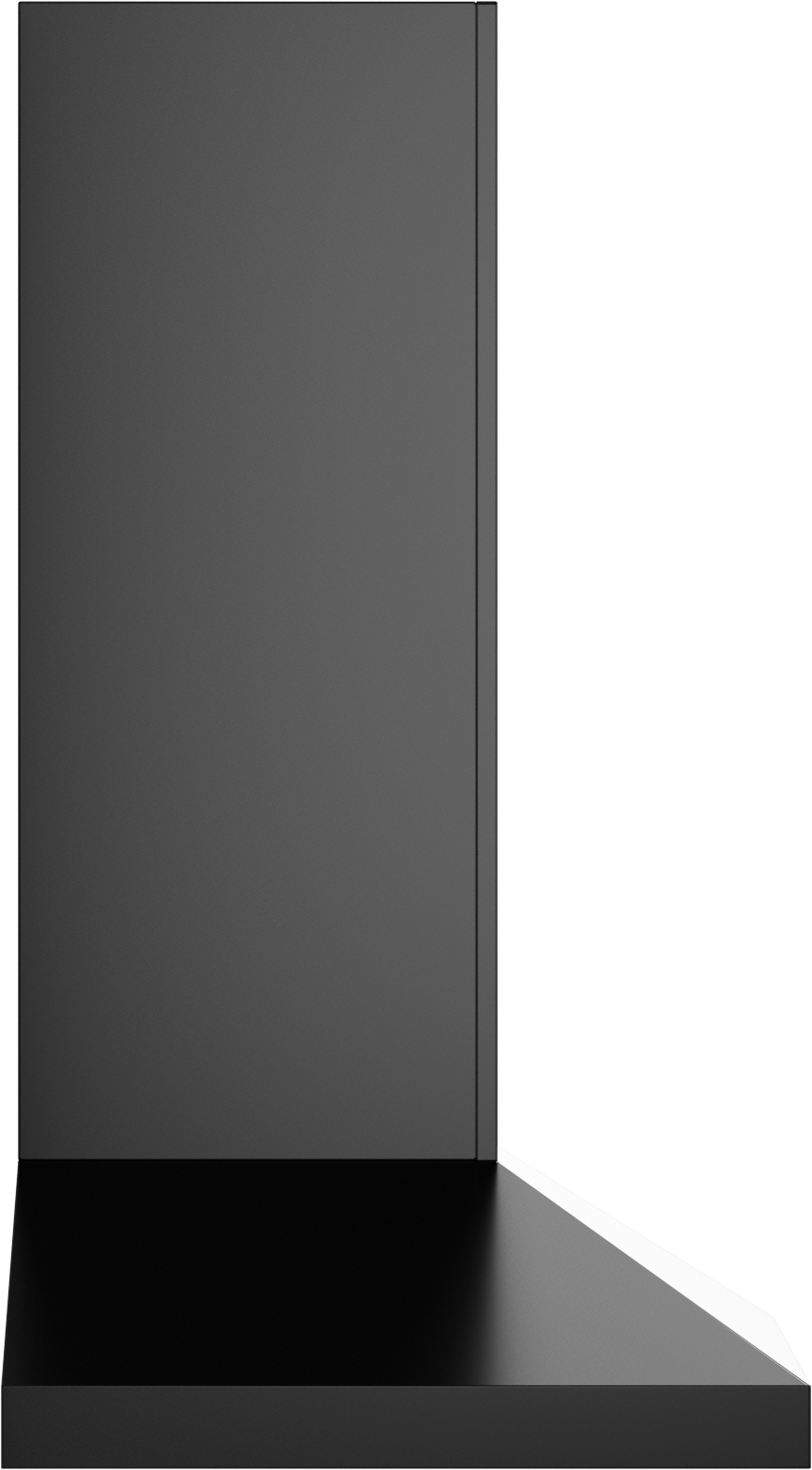 Vent-A-Hood PDH7-K30 BL 30" 250 CFM Euro Wall Mount Range Hood with Compact Canopy, Low-Profile Blower (V-Line), Black Satin