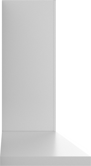 Vent-A-Hood PDH7-K36 WH 36" 250 CFM Euro Wall Mount Range Hood with Compact Canopy, Low-Profile Blower (V-Line), White