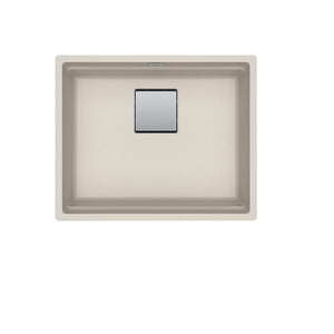 FRANKE PKG11020CHA Peak 22.1-in. x 18.1-in. Champagne Granite Undermount Single Bowl Kitchen Sink - PKG11020CHA In Champagne
