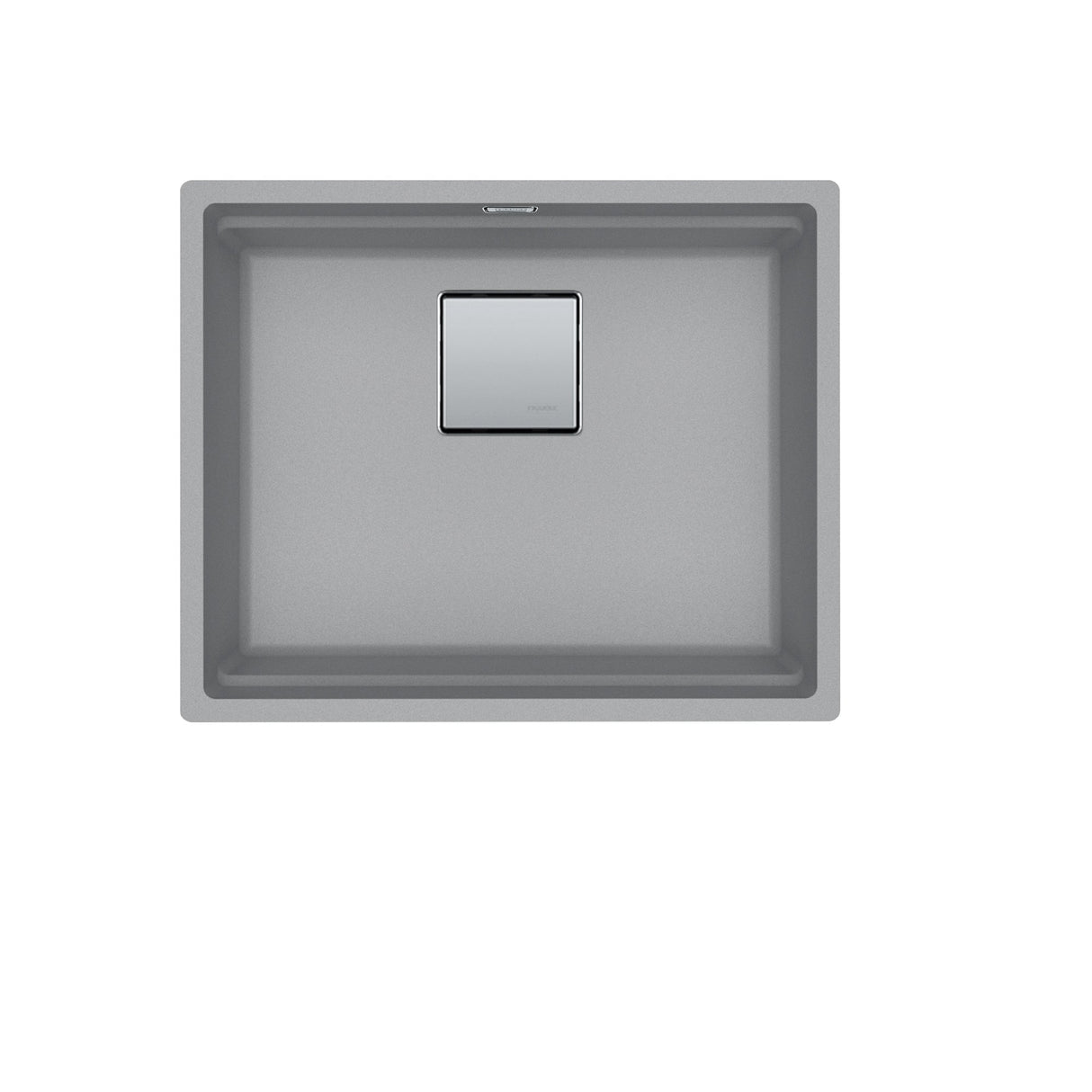 FRANKE PKG11020SHG Peak 22.1-in. x 18.1-in. Stone Grey Granite Undermount Single Bowl Kitchen Sink - PKG11020SHG In Stone Grey