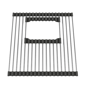 FRANKE PKG14-36RM 11.1-in.  x 13.5-in. Stainless Steel Bottom Roller Mat for Peak PKG11014 Sinks In Stainless Steel