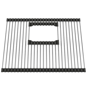 FRANKE PKG20-36RM 17.8-in. x 13.5-in. Stainless Steel Bottom Roller Mat for Peak PKG11020 Sinks In Stainless Steel