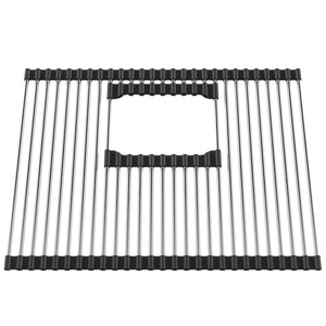 FRANKE PKG20-36RM 17.8-in. x 13.5-in. Stainless Steel Bottom Roller Mat for Peak PKG11020 Sinks In Stainless Steel