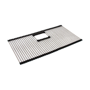 FRANKE PKG31-36RM 25.8-in. x 13.8-in. Stainless Steel Bottom Roller Mat for Peak PKG11031 Sinks In Stainless Steel