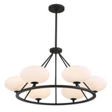 Parker 6 Light Black Forged Chandelier PKR-B8506-BF