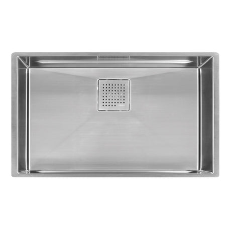 FRANKE PKX11028 Peak 29-in. x 18-in. 16 Gauge Stainless Steel Undermount Single Bowl Kitchen Sink - PKX11028 In Diamond