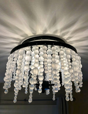 Poppy 3 Light Forged Bronze Semi Flush Mount POP-A5073-FB