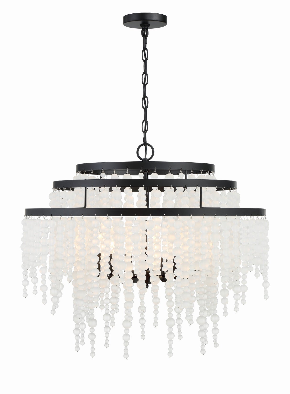 Poppy 6 Light Forged Bronze Chandelier POP-A5076-FB