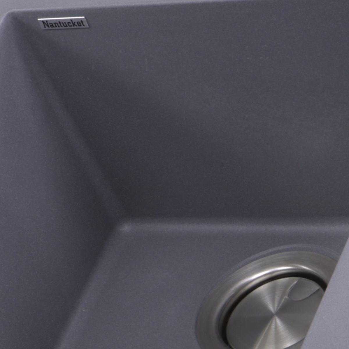Nantucket Sinks 17" Single Bowl Undermount Granite Composite Bar-Prep Sink Titanium