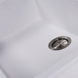 Nantucket Sinks Large Single Bowl Undermount Granite Composite White