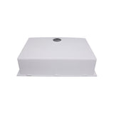 Nantucket Sinks Large Single Bowl Undermount Granite Composite White