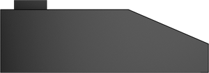 Vent-A-Hood PRH6-K42 BC 42" 250 CFM Professional Under Cabinet Range Hood with Low-Profile Blower (V-Line), Black Carbide