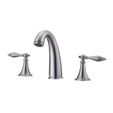 Virtu USA Talisa 72" Double Bath Vanity with White Marble Top and Square Sinks with Brushed Nickel Faucets with Matching Mirror