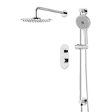 Artos Opera Thermostatic Shower Trim Kit with Hand Shower on Slide Bar in Chrome – Wide Control Trim Style – PS136CH
