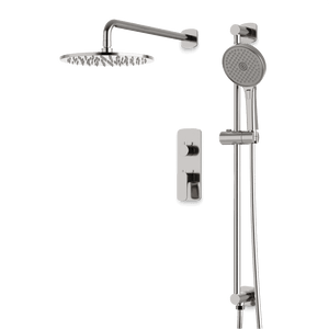 Artos Harmony Thermostatic Shower Trim Kit with Hand Shower on Slide Bar in Brushed Nickel – 12