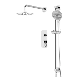 Artos Harmony Thermostatic Shower Trim Kit with Hand Shower on Slide Bar in Chrome – 12" Shower Head Size – PS136W12TRCH