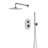 Artos Opera Thermostatic Shower Trim Kit with Hand Shower in Brushed Nickel – Wide Control Trim Style – PS140BN