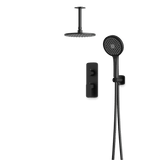 Artos Harmony Thermostatic Shower Trim Kit with Hand Shower in Matte Black – 10" (standard) Shower Head Size – PS140C10TRBK
