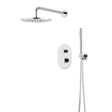 Artos Opera Thermostatic Shower Trim Kit with Hand Shower in Chrome – Wide Control Trim Style – PS140CH