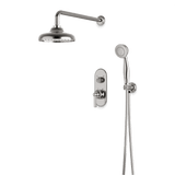 Artos Classic Thermostatic Shower Trim Kit with Hand Shower in Brushed Nickel – Wide Control Trim Style – PS140DCLBN