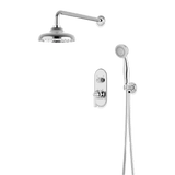 Artos Classic Thermostatic Shower Trim Kit with Hand Shower in Chrome – Wide Control Trim Style – PS140DCLCH