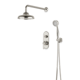 Artos Classic Thermostatic Shower Trim Kit with Hand Shower in Polished Nickel – Wide Control Trim Style – PS140DCLPN